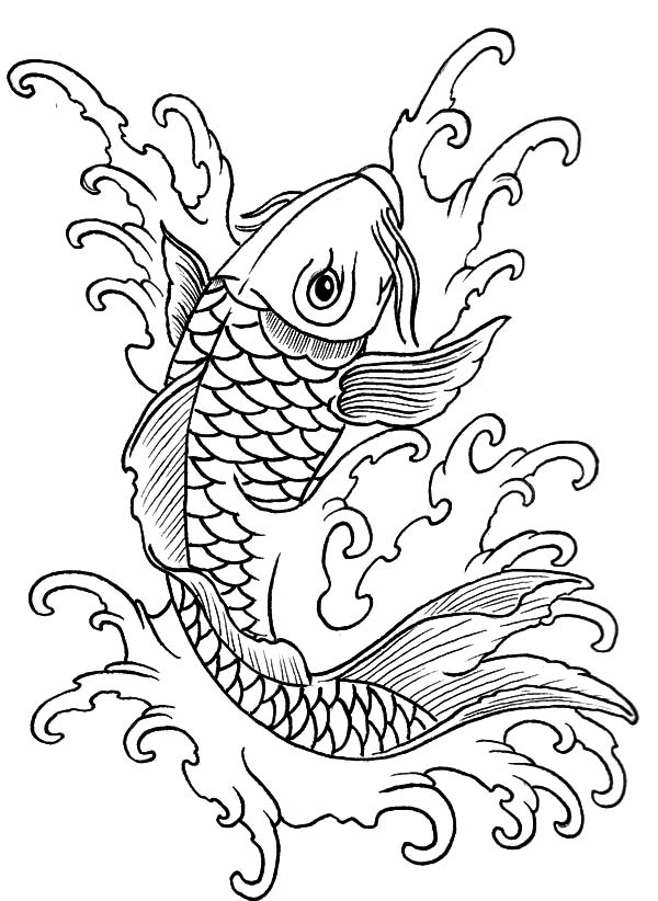 Little Coy Fish Coloring Pages | Kids Play Color