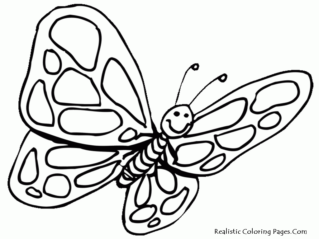 Best Photos Of Butterfly Coloring Pages For Preschoolers   Free ...