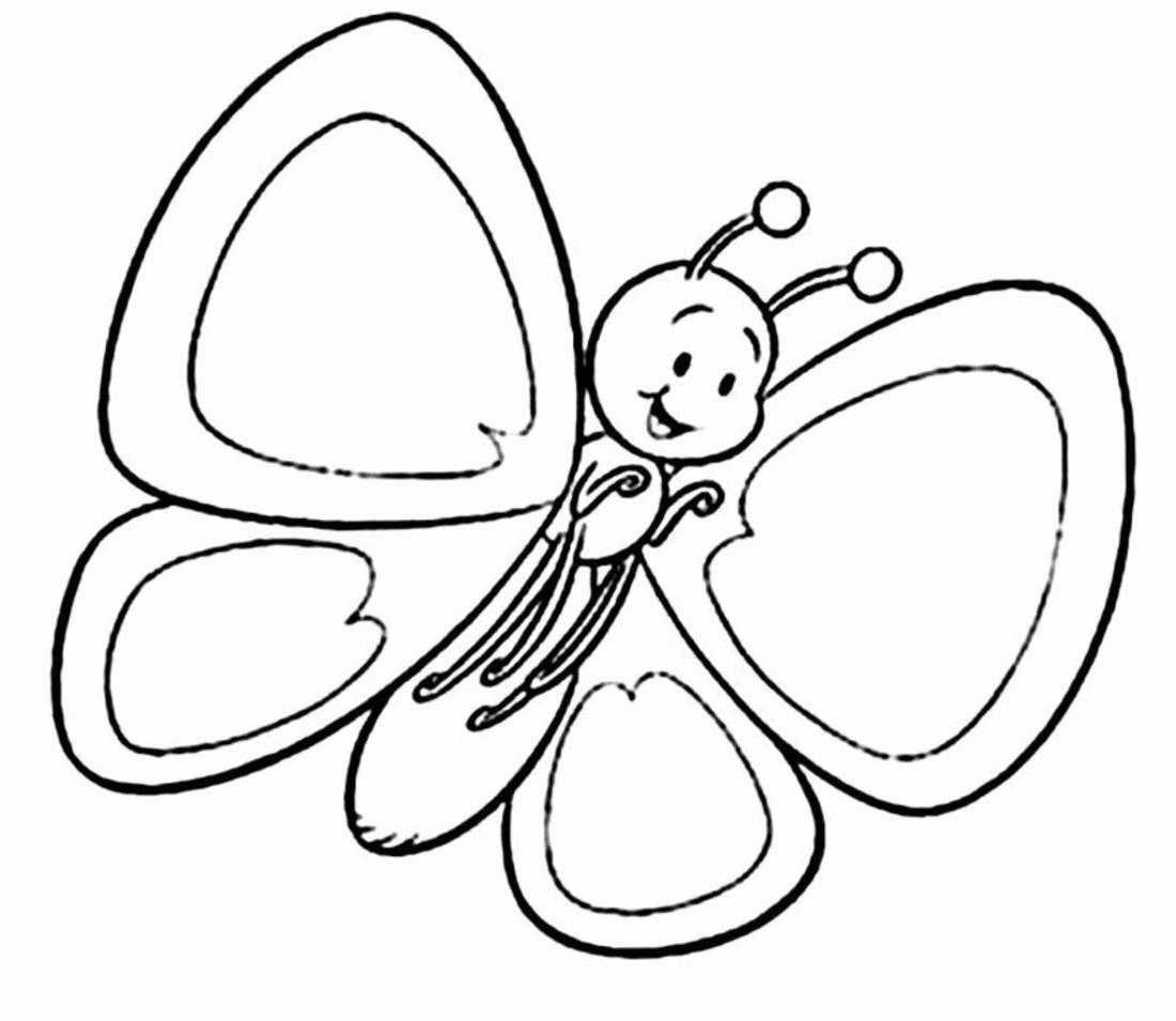Butterfly Preschool Coloring Pages Spring #3646 Preschool Coloring ...
