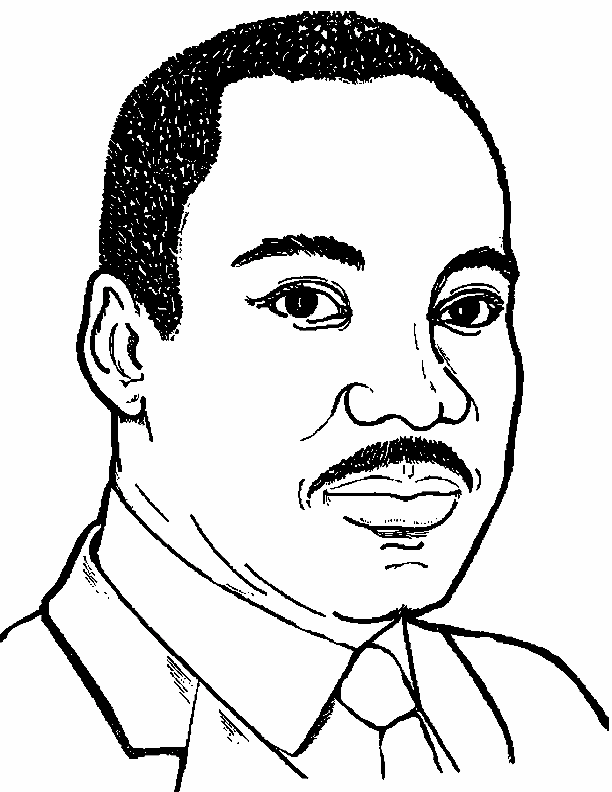 Martin Luther King Printable Coloring Pages | Free Coloring Pages