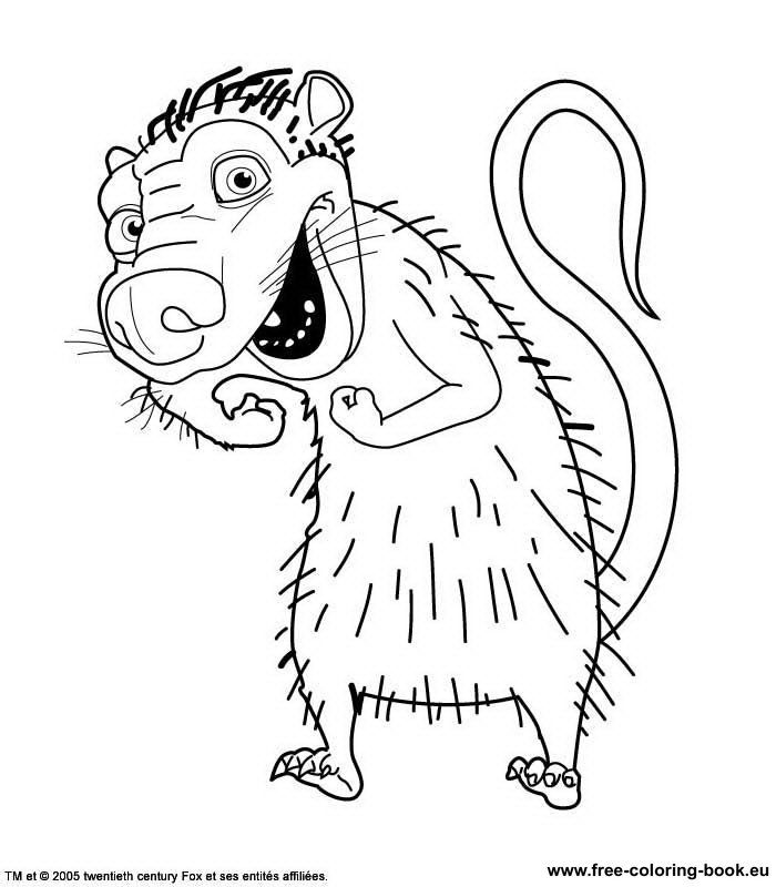 15 Pics of Ice Age 1 Coloring Pages - Ice Age Coloring Pages, Ice ...