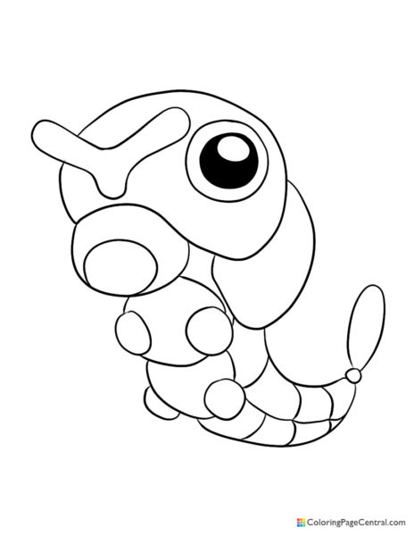 Caterpie | Coloring Page Central