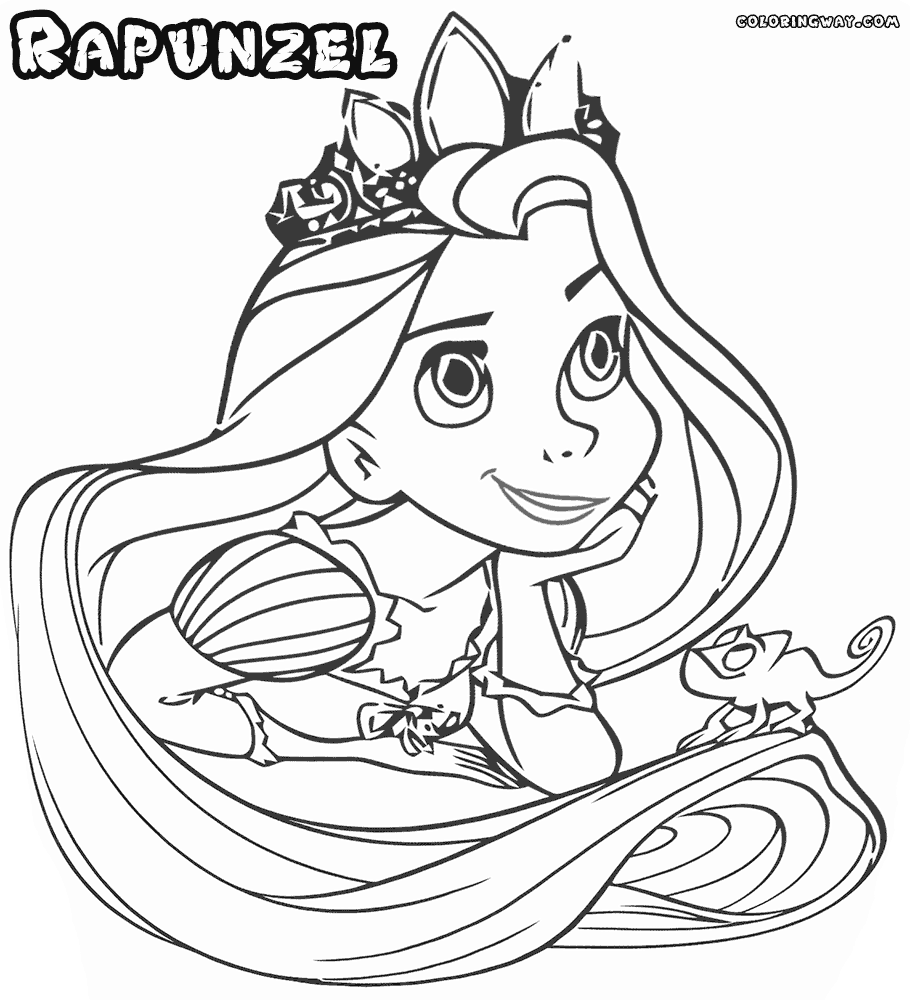 Rapunzel coloring pages | Coloring pages to download and print