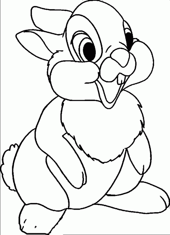 thumper bambi coloring pages