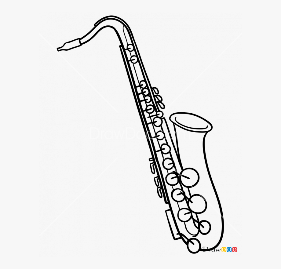 Saxophone Drawing | Drawing Skill