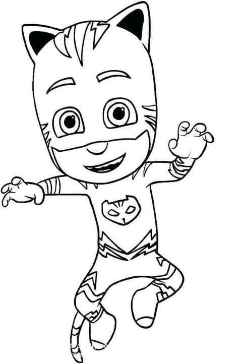Cat Boy Coloring Pages - Coloring Home