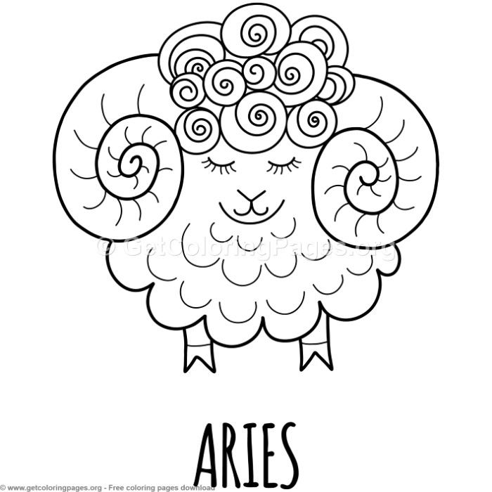Aries Coloring Pages - Coloring Home