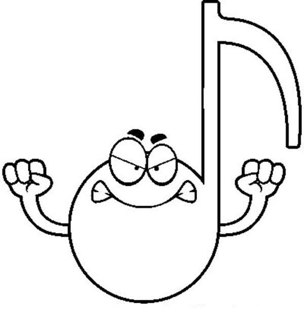 12 Pics of Whimsical Musical Notes Coloring Pages - Music Notes ...