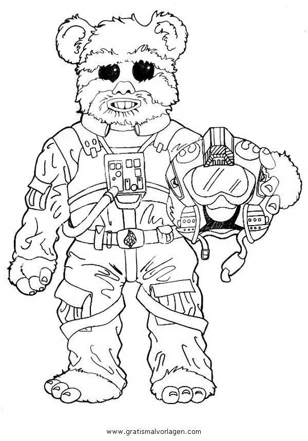 Ewok - Coloring Pages for Kids and for Adults