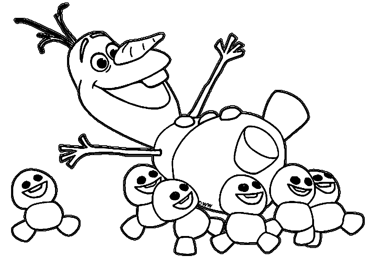 25 olaf coloring pages