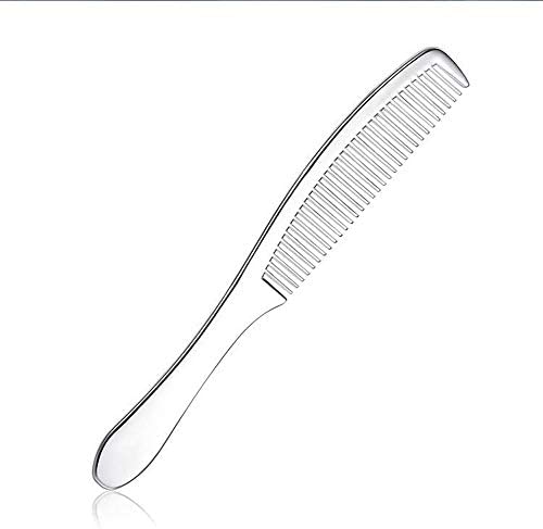 Solid Color Patternless Health Care Scraping Silver Comb, Anti-Static 999  Pure Silver Comb, for Ladies : Amazon.ca: Health & Personal Care