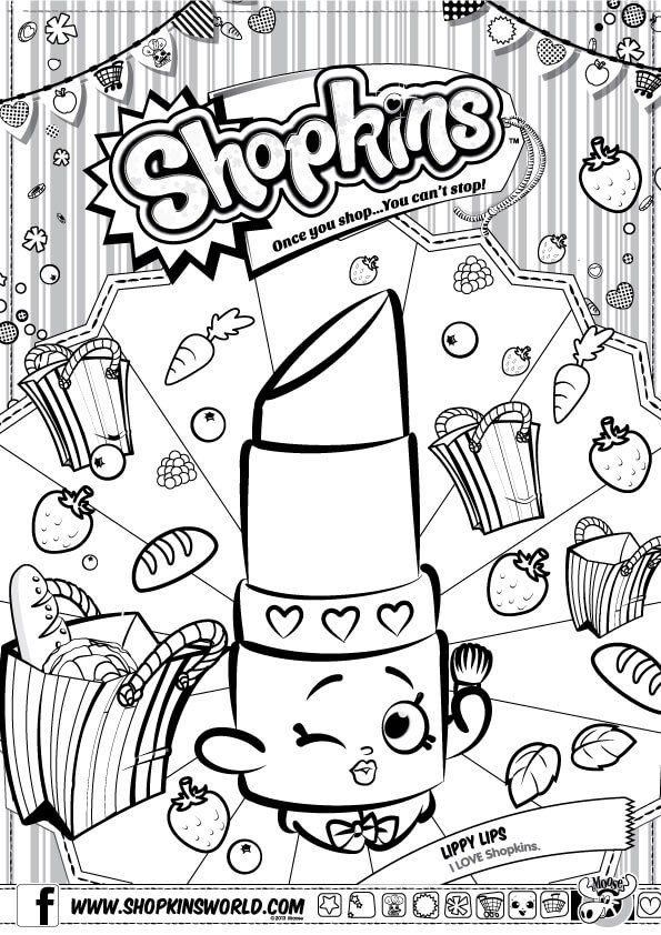 Shopkins Free Downloads - Made by A Princess | Shopkins colouring pages,  Shopkin coloring pages, Printable coloring pages