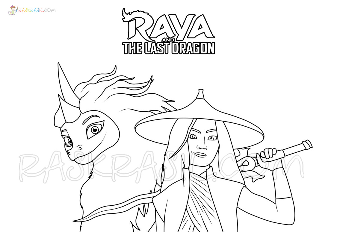 raya and the last dragon coloring pages new images free printable