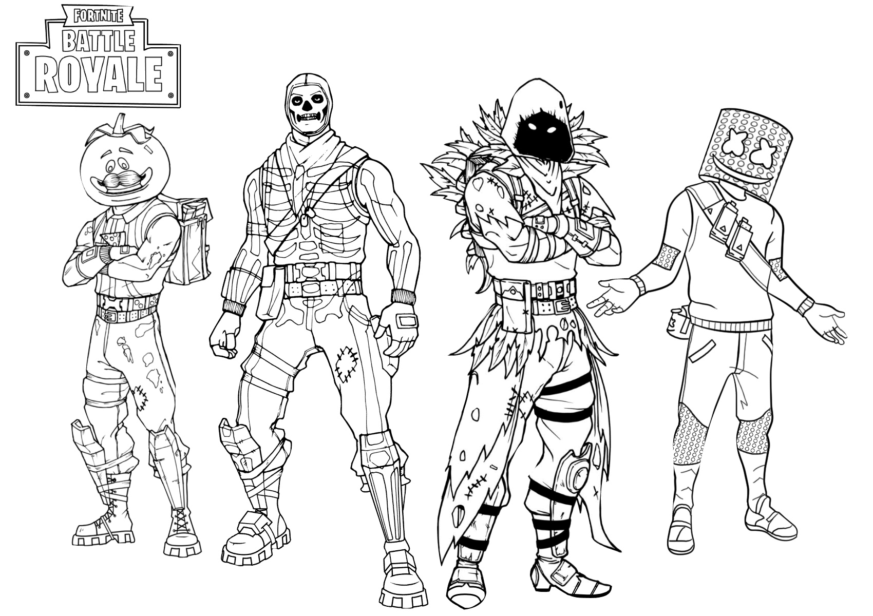 460 Animal Fortnite Season 9 Coloring Pages for Kids