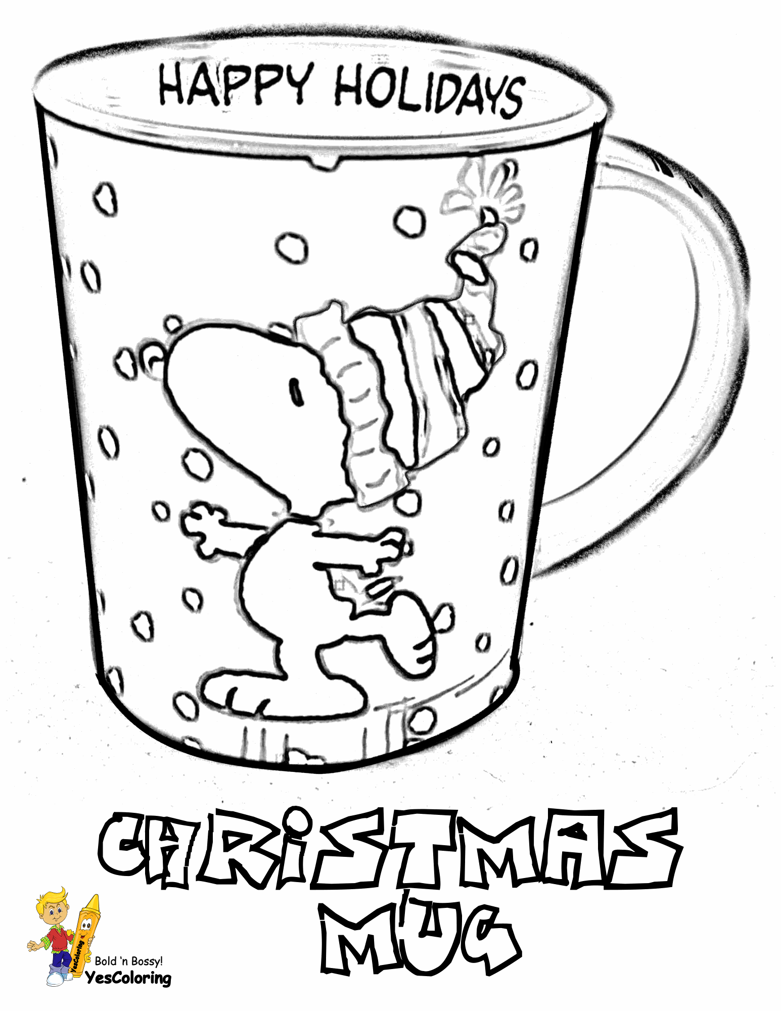 Cool Coloring Pages to Print Christmas Children | Cakes Coloring