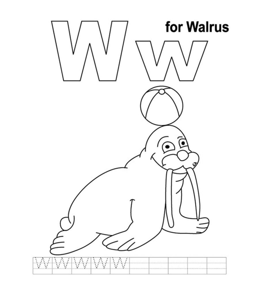 Top 10 Letter 'W' Coloring Pages Toddlers Will Love To Color