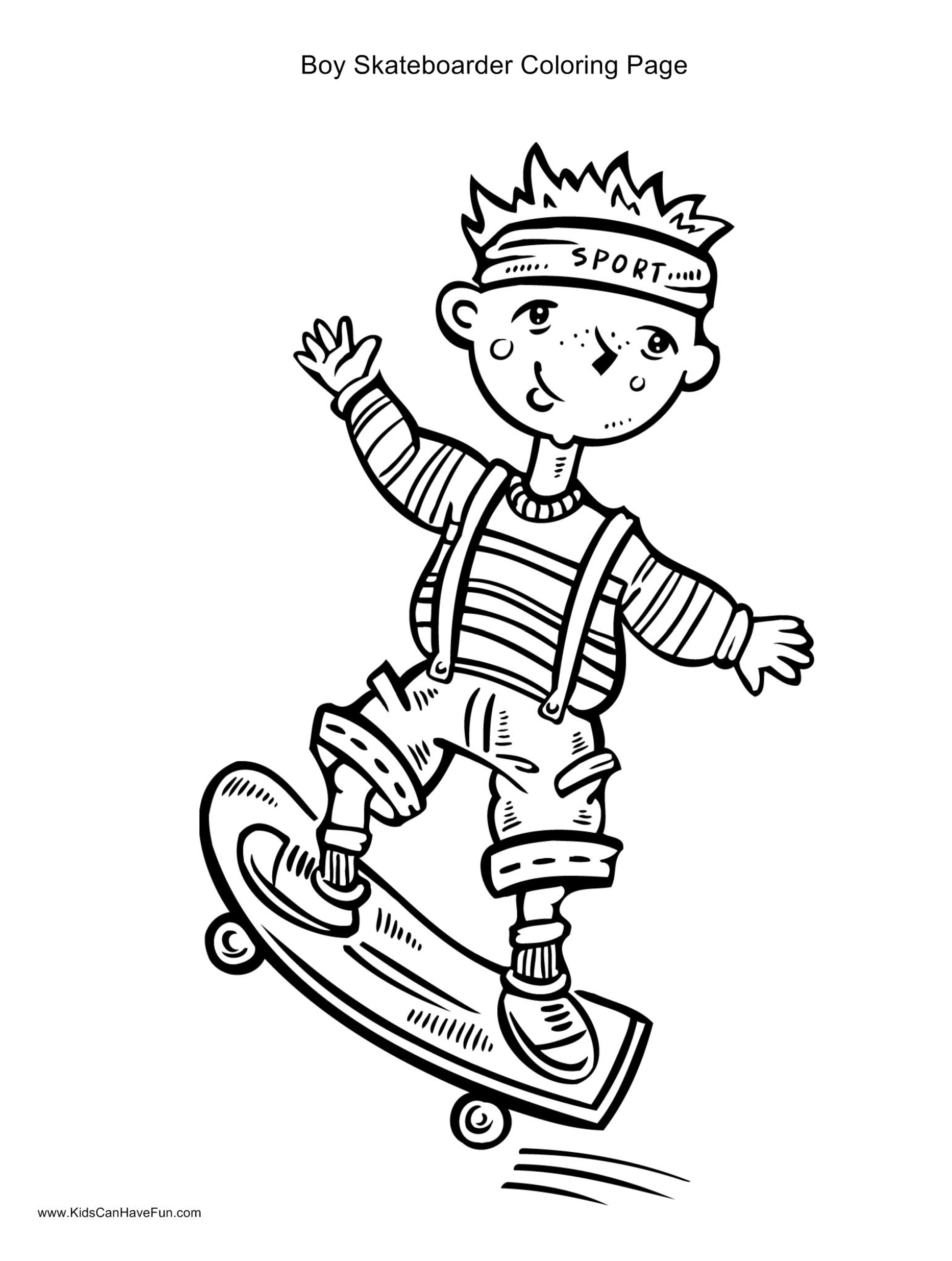 Drawing Skateboard #139293 (Transportation) – Printable coloring pages