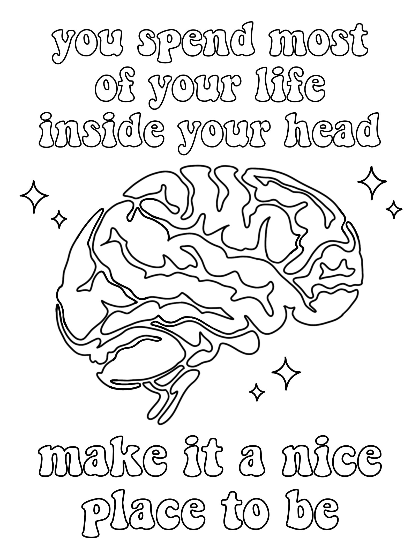 Mental Health Coloring Pages DIGITAL COLORING PAGES - Etsy UK