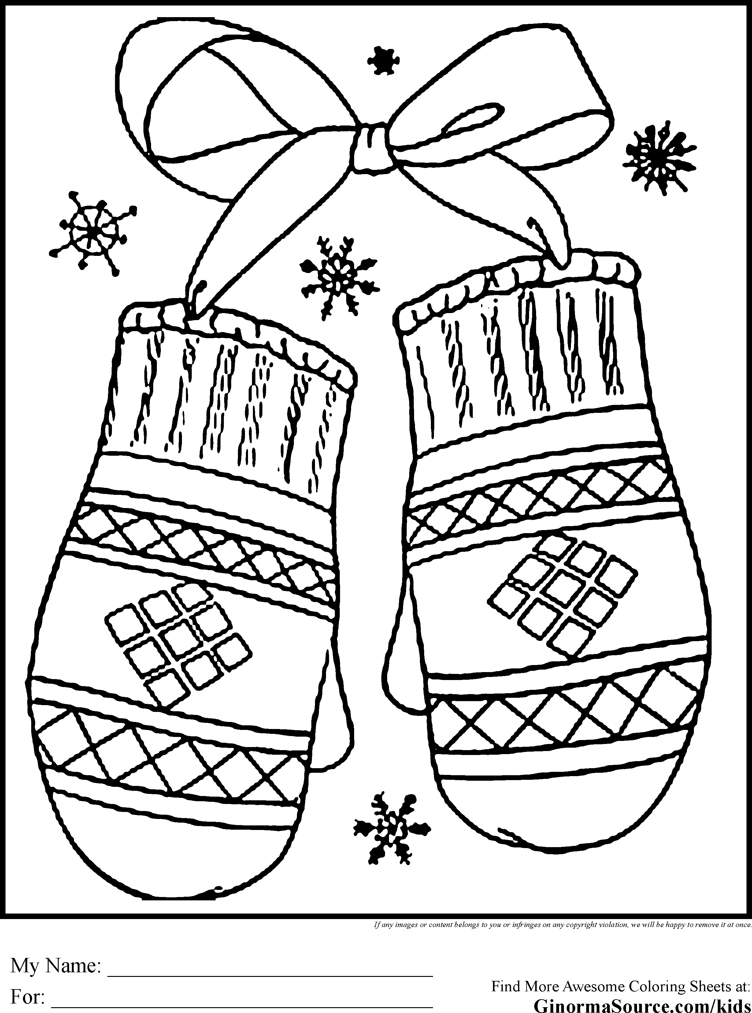 Winter Coloring Pages For Kindergarten   Coloring Home
