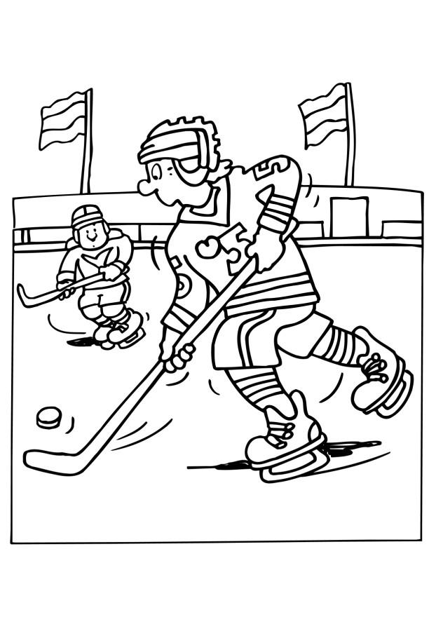 Step by Step to Color Hockey Coloring Pages - Toyolaenergy.com