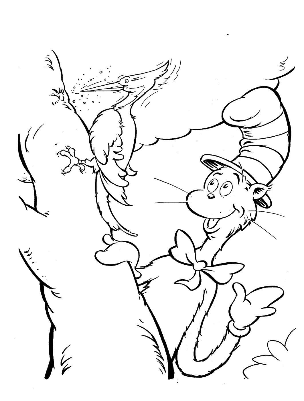 The Cat In The Hat Coloring Pages | Coloring Pages