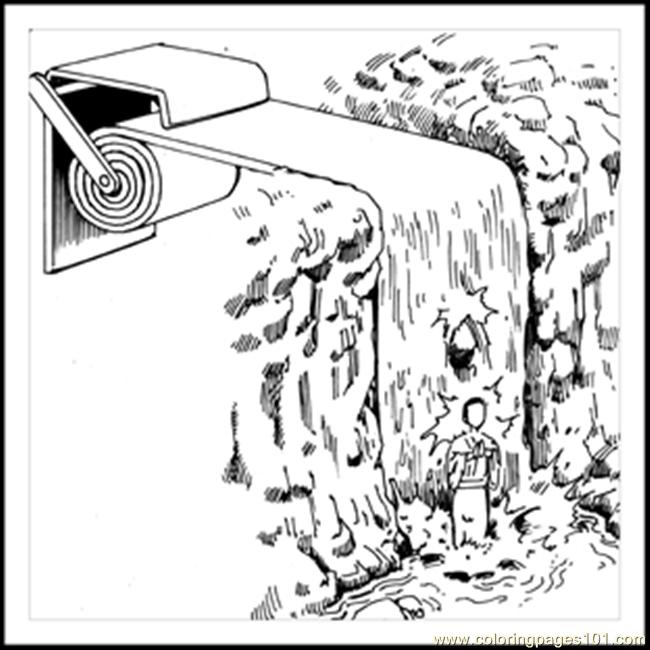 Waterfall2 Coloring Page - Free Waterfall Coloring Pages ...