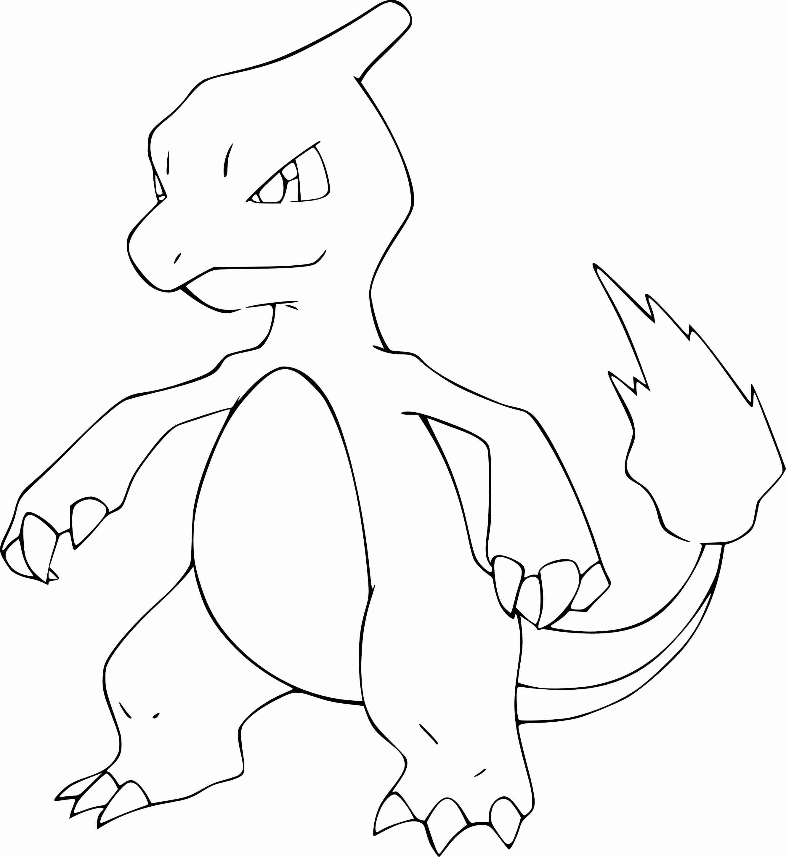 Charmeleon Coloring Pages.