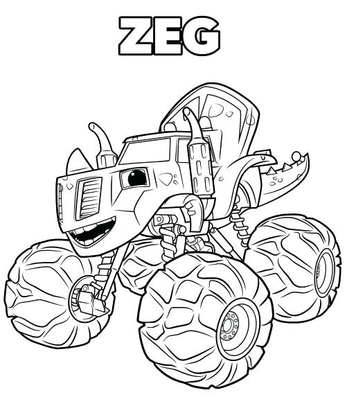 blaze and the monster machine coloring pages  coloring home