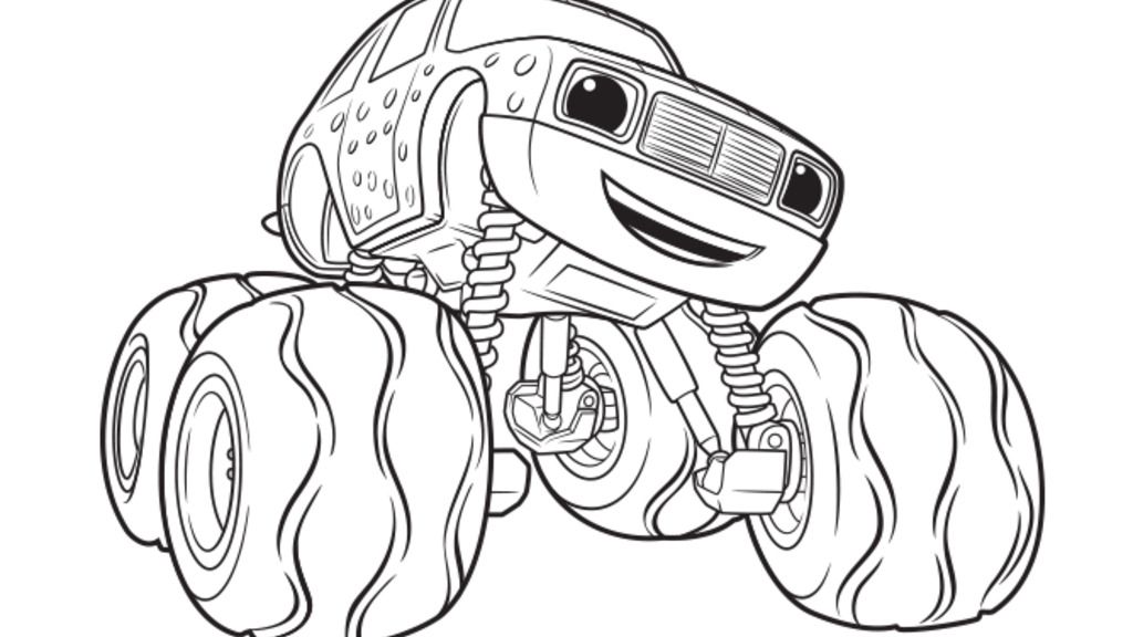 Monster Machine Coloring Pages | Coloring Pages