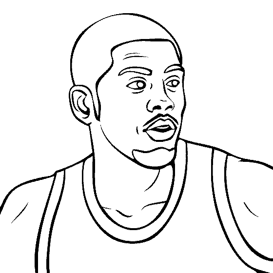 kyrie irving coloring pages | Coloring pages, Kyrie irving, Color