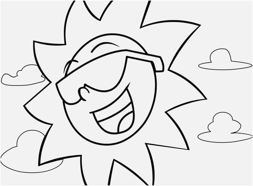 Sunglasses Coloring Pages Collection Sun Coloring Pages to ...