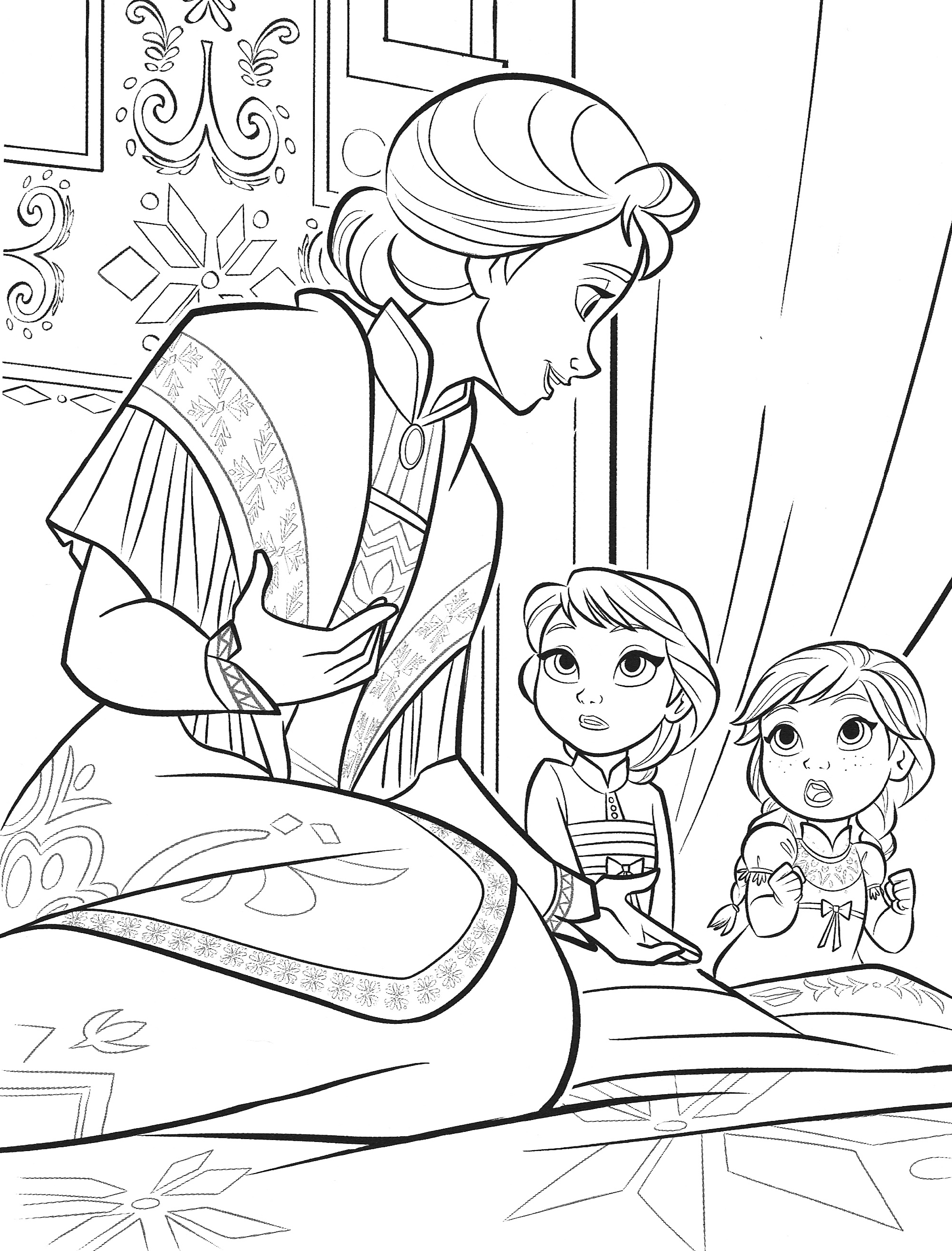 Download Anna Frozen Coloring Pages - Coloring Home