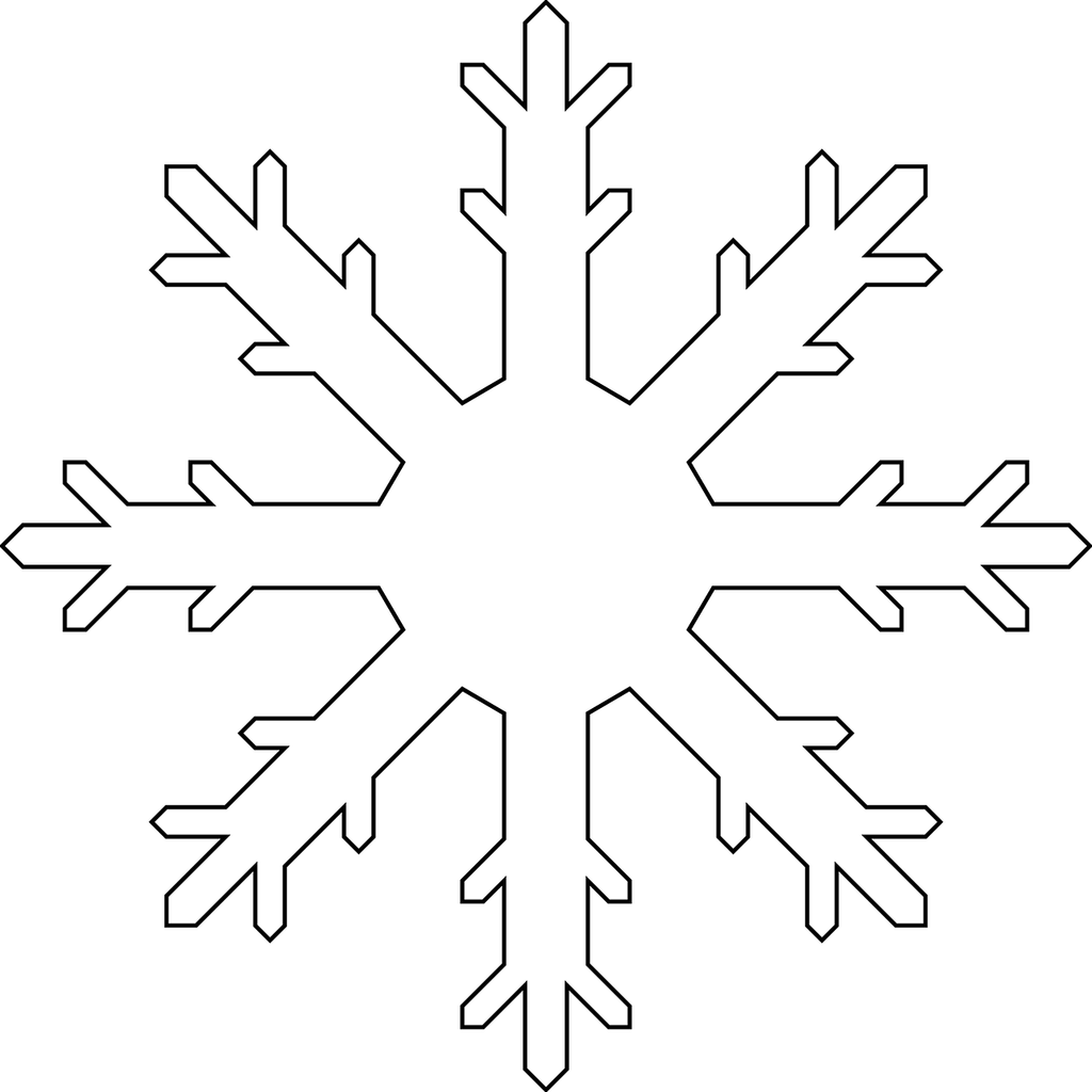 Snowflake Colouring Pages - In The Playroom