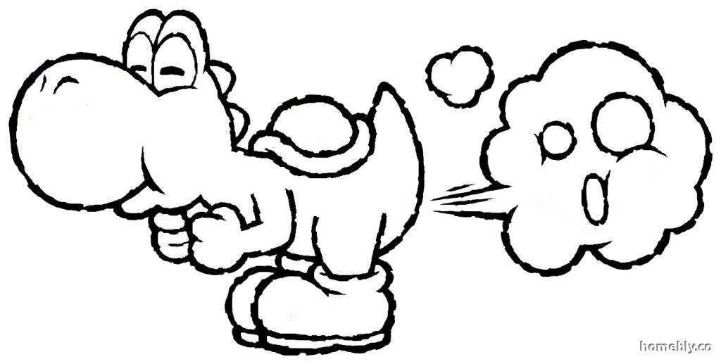 Yoshi Pictures To Print And Color - Coloring Pages for Kids and ...