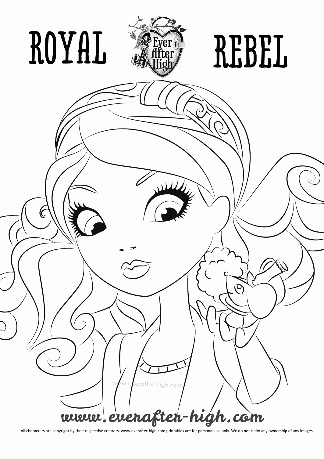 6 Pics of Ever After High Madeline Hatter Coloring Page - Ever ...