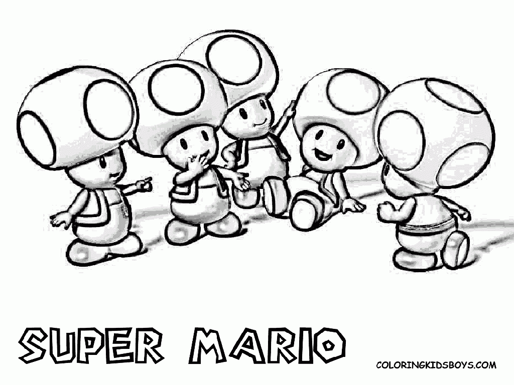 Mario Printable Coloring Pages | Best Coloring Page Site