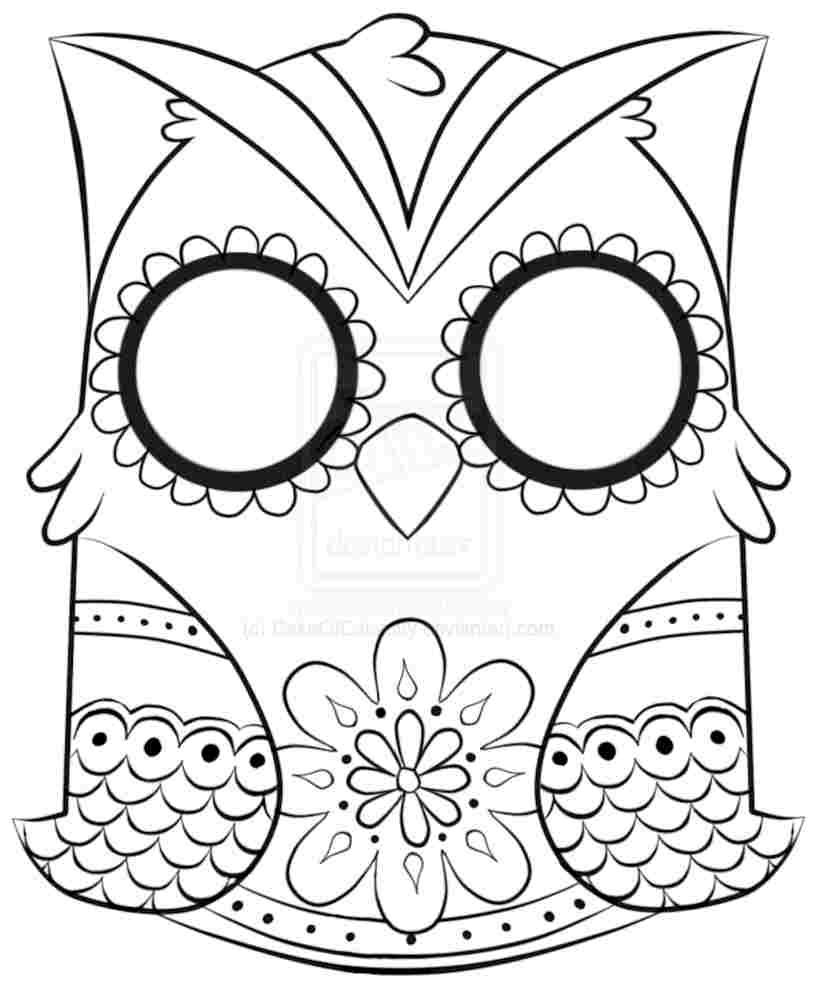 Owl Coloring Pages To Print - Coloring Pages