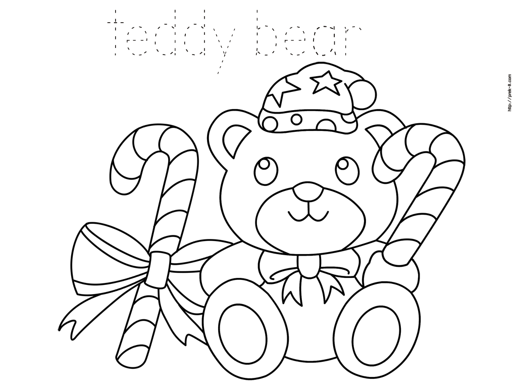 Best Photos of Teddy Bears Christmas Coloring Page - Free Teddy ...