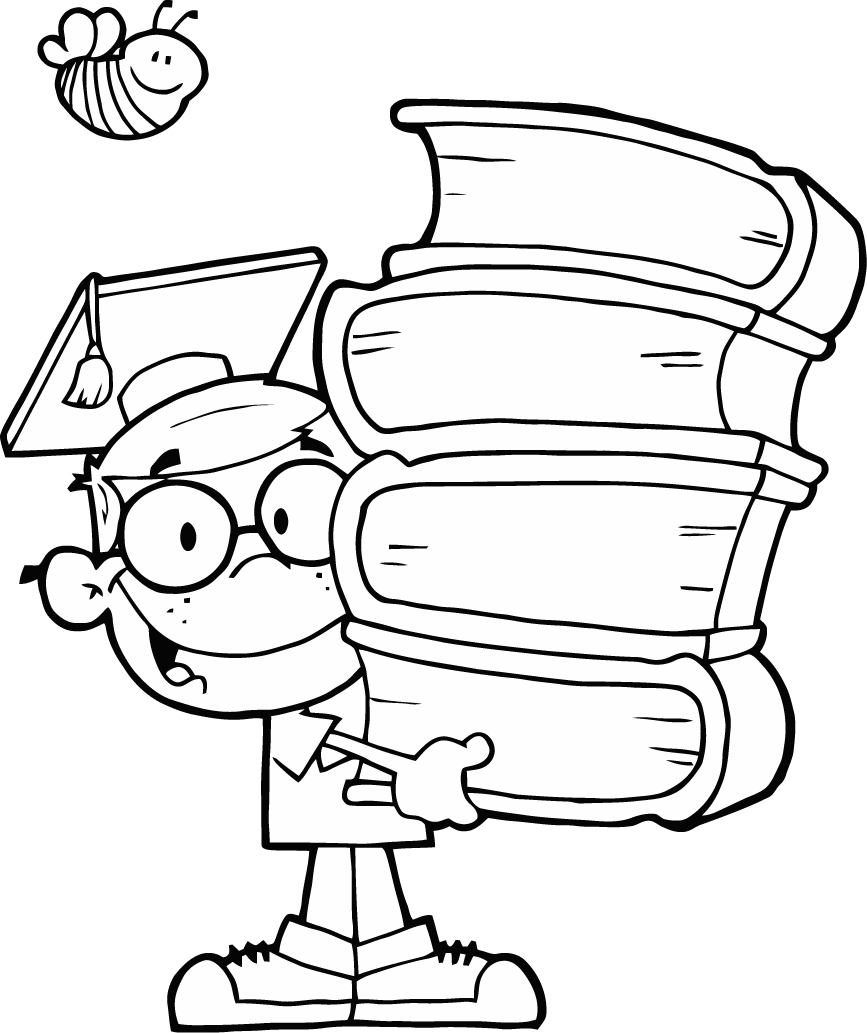 Coloring Pages Of Books   Coloring Home