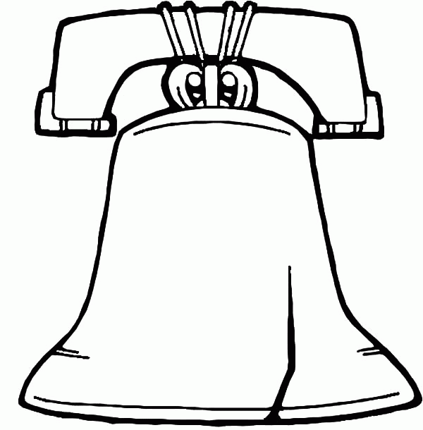 Liberty Bell Coloring Page Coloring Home