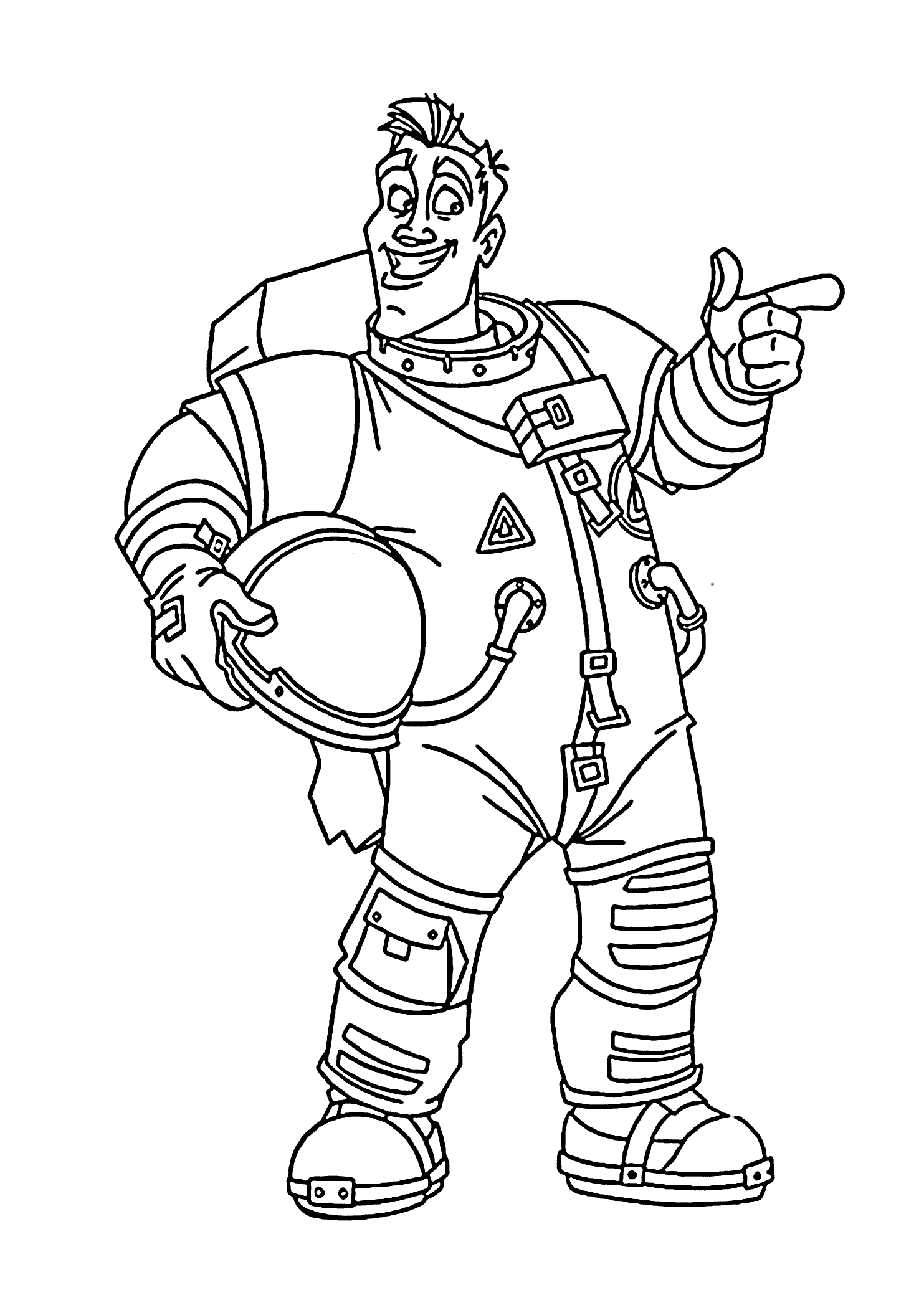 Planet 51 Coloring Page