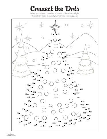 Christmas Connect the Dots (Printable for Kids)