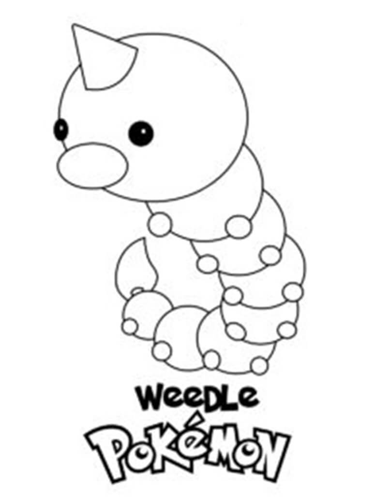 Weedle 6 Coloring Page - Free Printable Coloring Pages for Kids