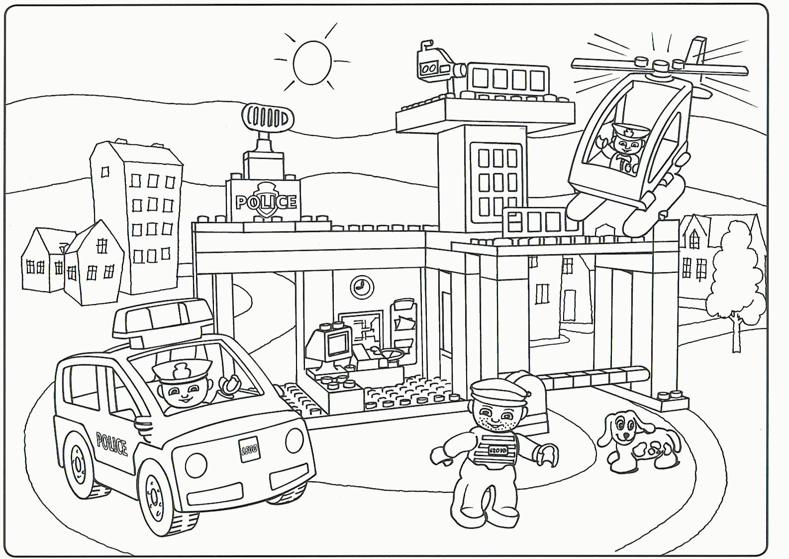 Free Fire Station Coloring Pages, Download Free Fire Station Coloring Pages  png images, Free ClipArts on Clipart Library