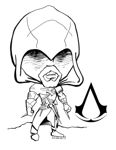 A Character Video Game Coloring Pages - Coloring Cool