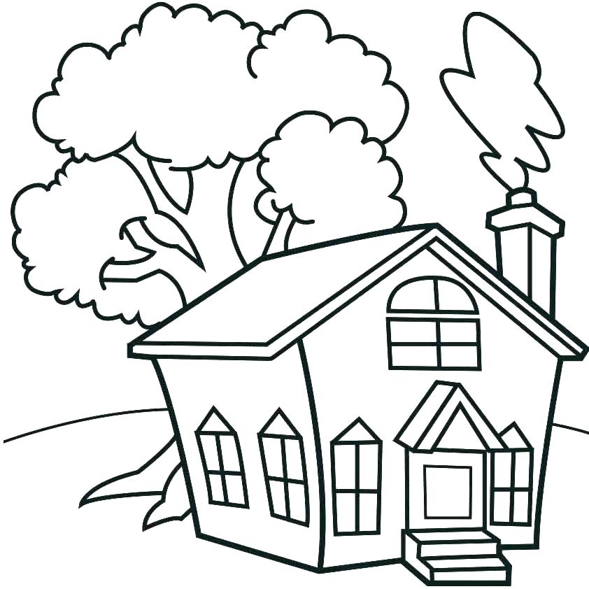 Coloring Pages | Haunted House Coloring Pages For Kids