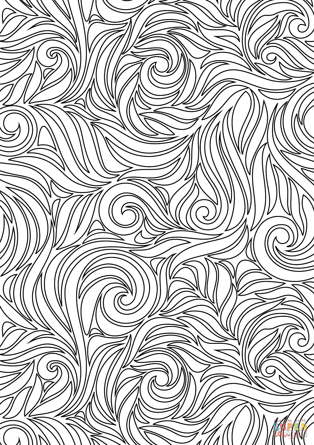 Attern coloring page
