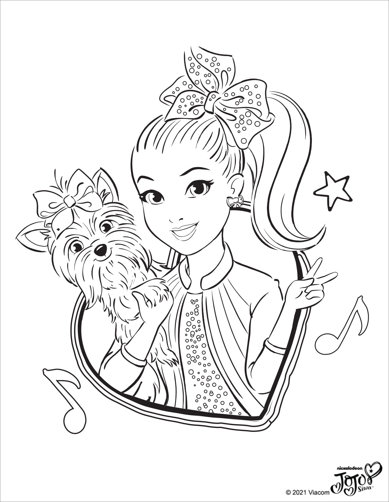 JoJo Siwa Coloring Pages | CultureFly