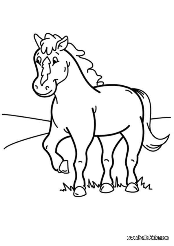 Coloring Page Pony - Coloring Pages for Kids and for Adults