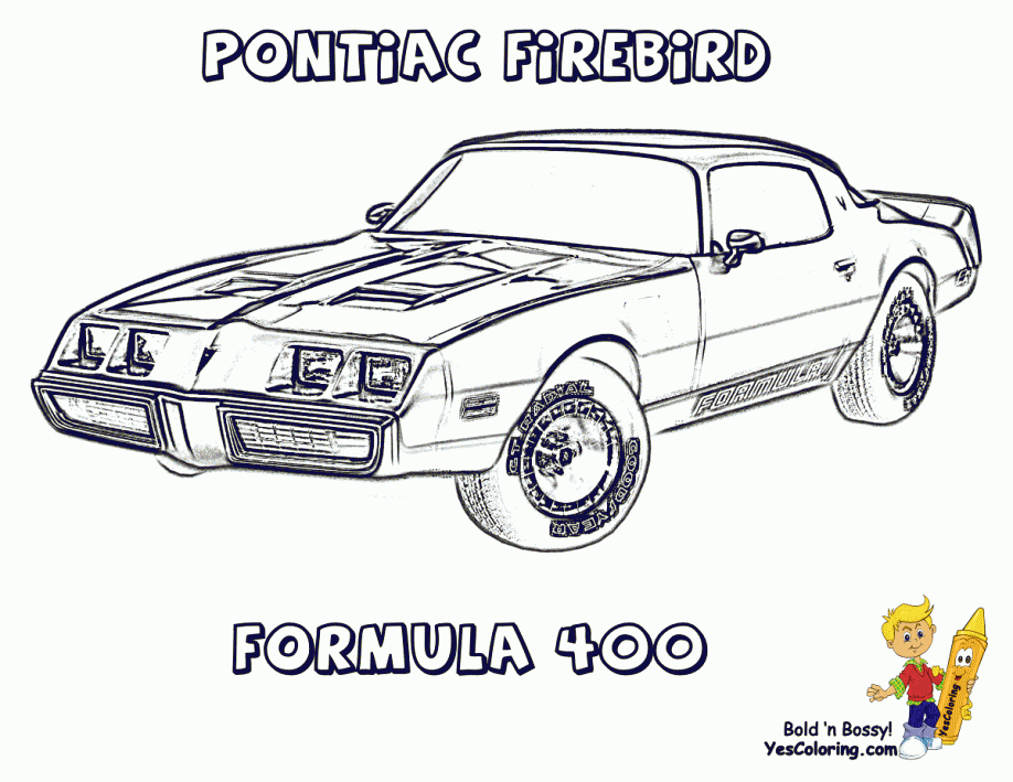 Muscle Car Coloring Pages Free Free Printable Muscle Car Coloring ...